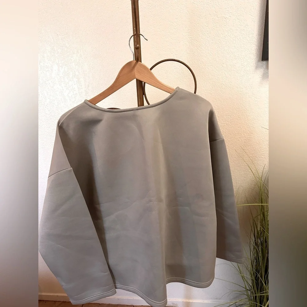 STYLEWE Long Sleeve Top Women Multiple Sizes Gray - Picture 10 of 10